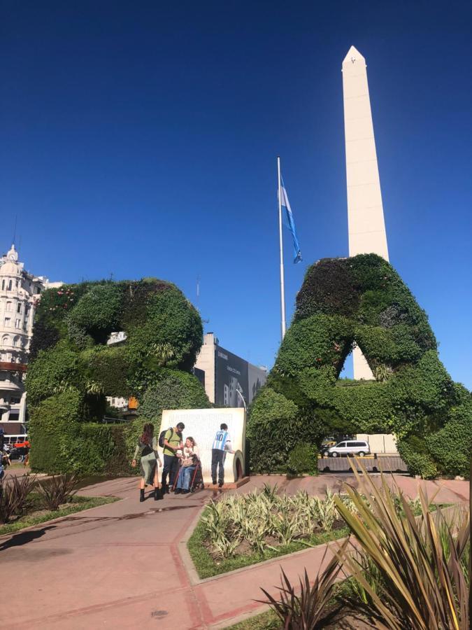 Av Corrientes Obelisco Lägenhet Buenos Aires Exteriör bild